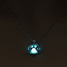 Load image into Gallery viewer, Glowing Paw Pendant